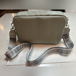New Izod Sage Green Crossbody Handbag with Branded Strap